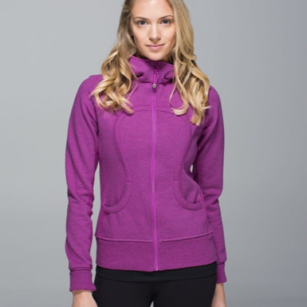 Lululemon Scuba Hoodie II
Heathered Marled Ultra Violet